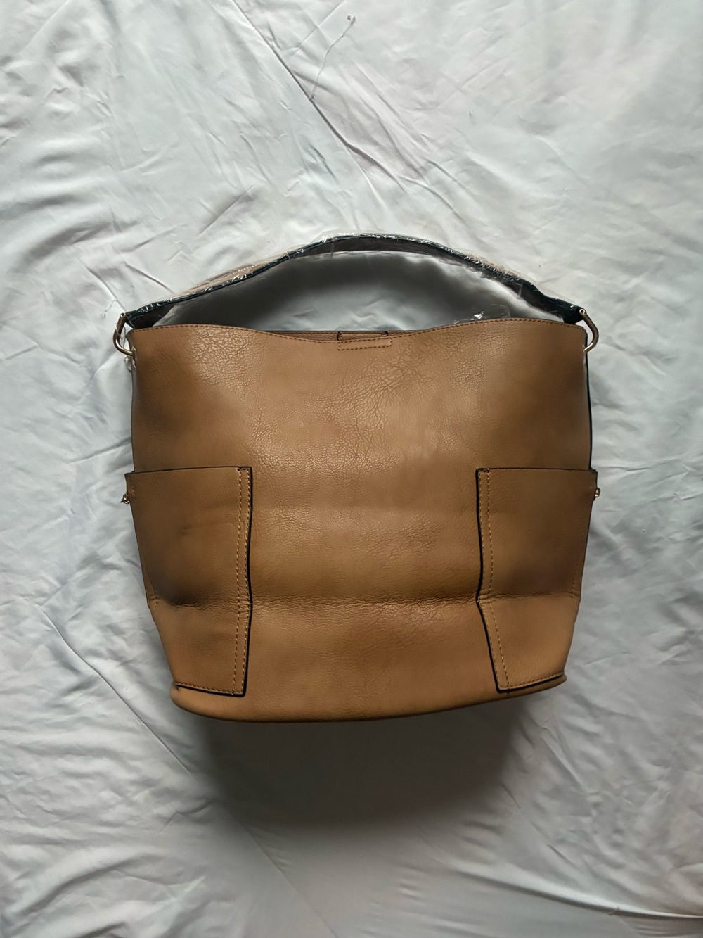brown tote bag - Picture 2 of 4